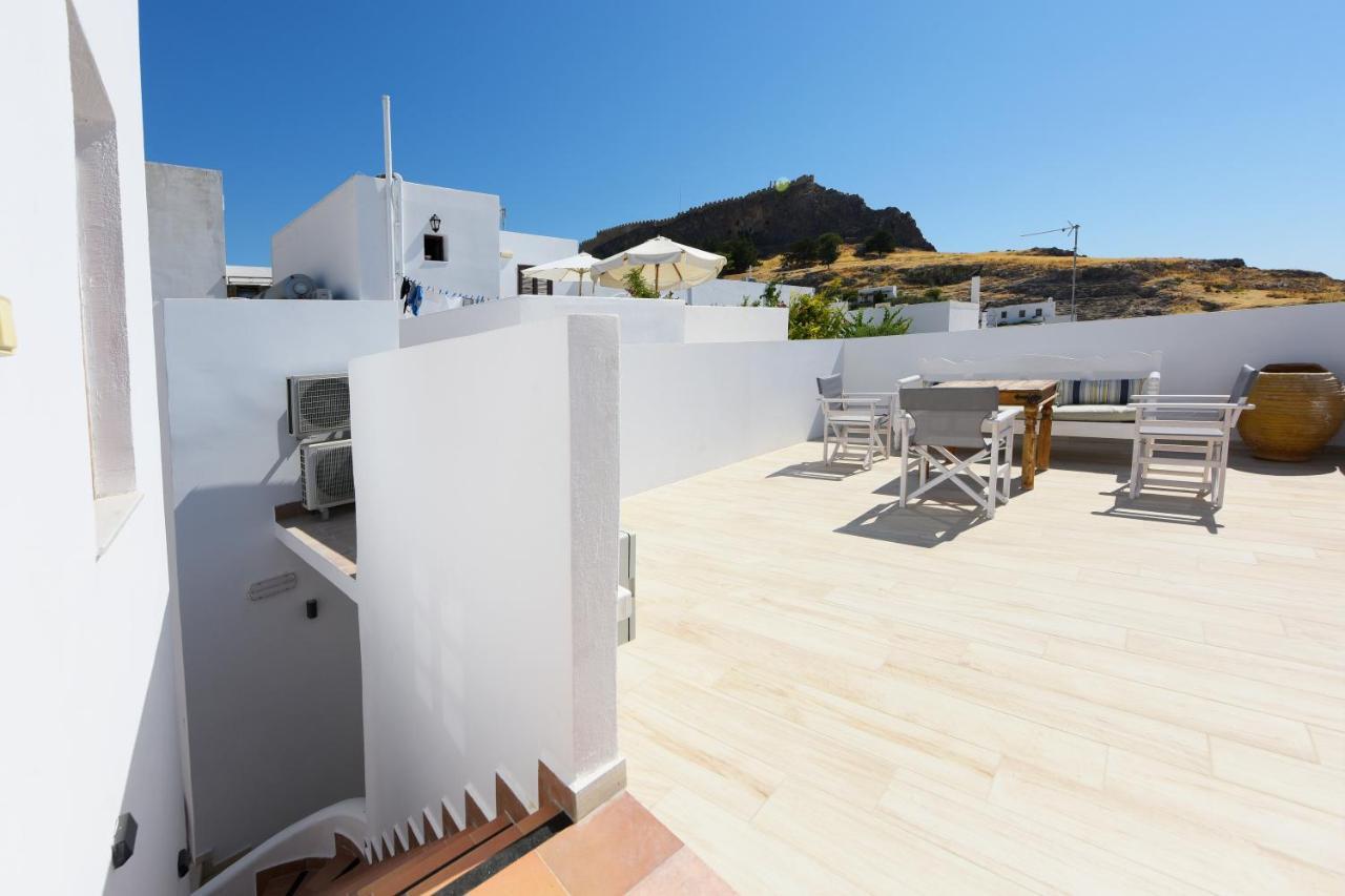 Pera Houses 2-Bedroom In The Center Of Lindos Exteriör bild
