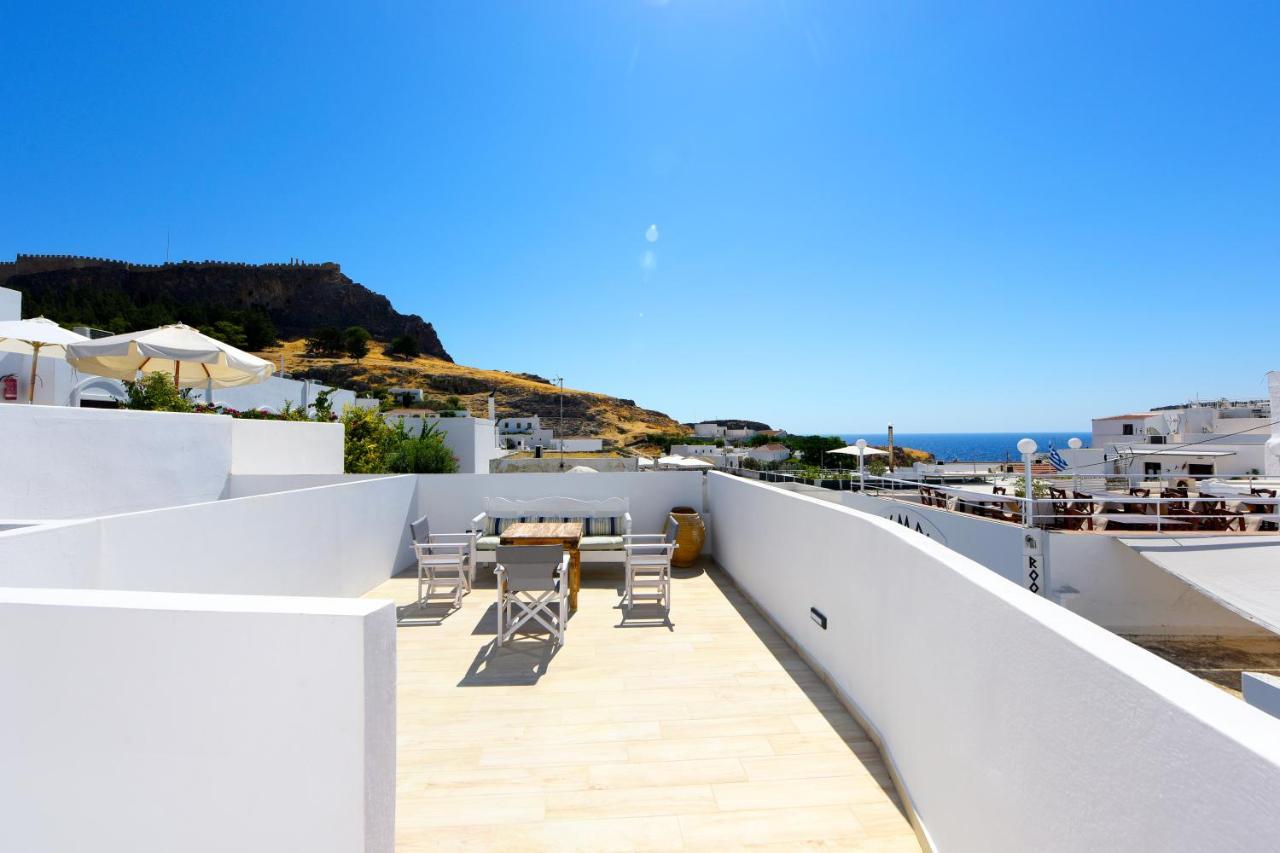 Pera Houses 2-Bedroom In The Center Of Lindos Exteriör bild