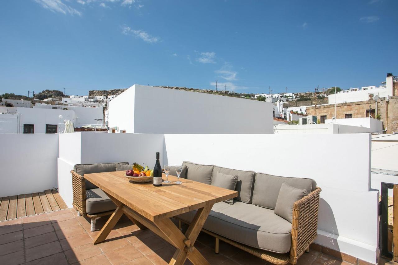 Pera Houses 2-Bedroom In The Center Of Lindos Exteriör bild